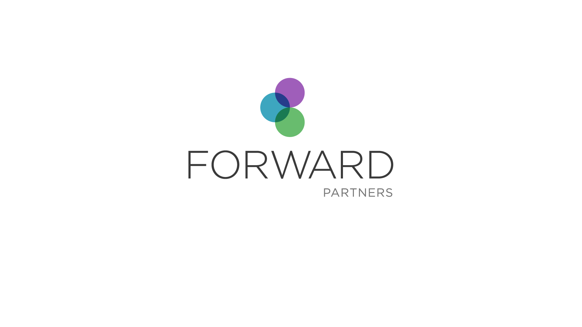 Forward Partners lockup in full-colour register on cream