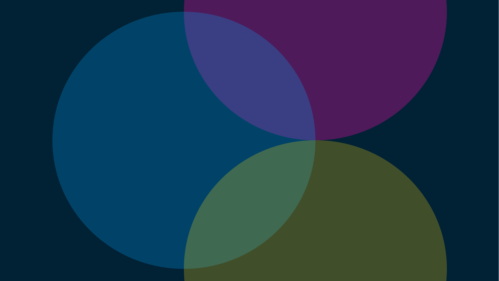 The Forward Partners mark in detail - three overlapping circles on dark navy