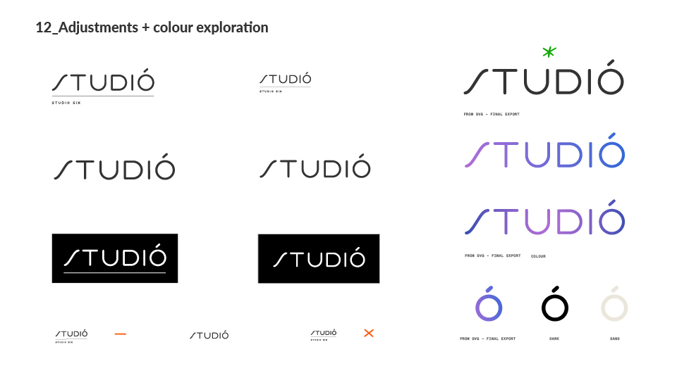 Process board 12 - final adjustments and colour exploration